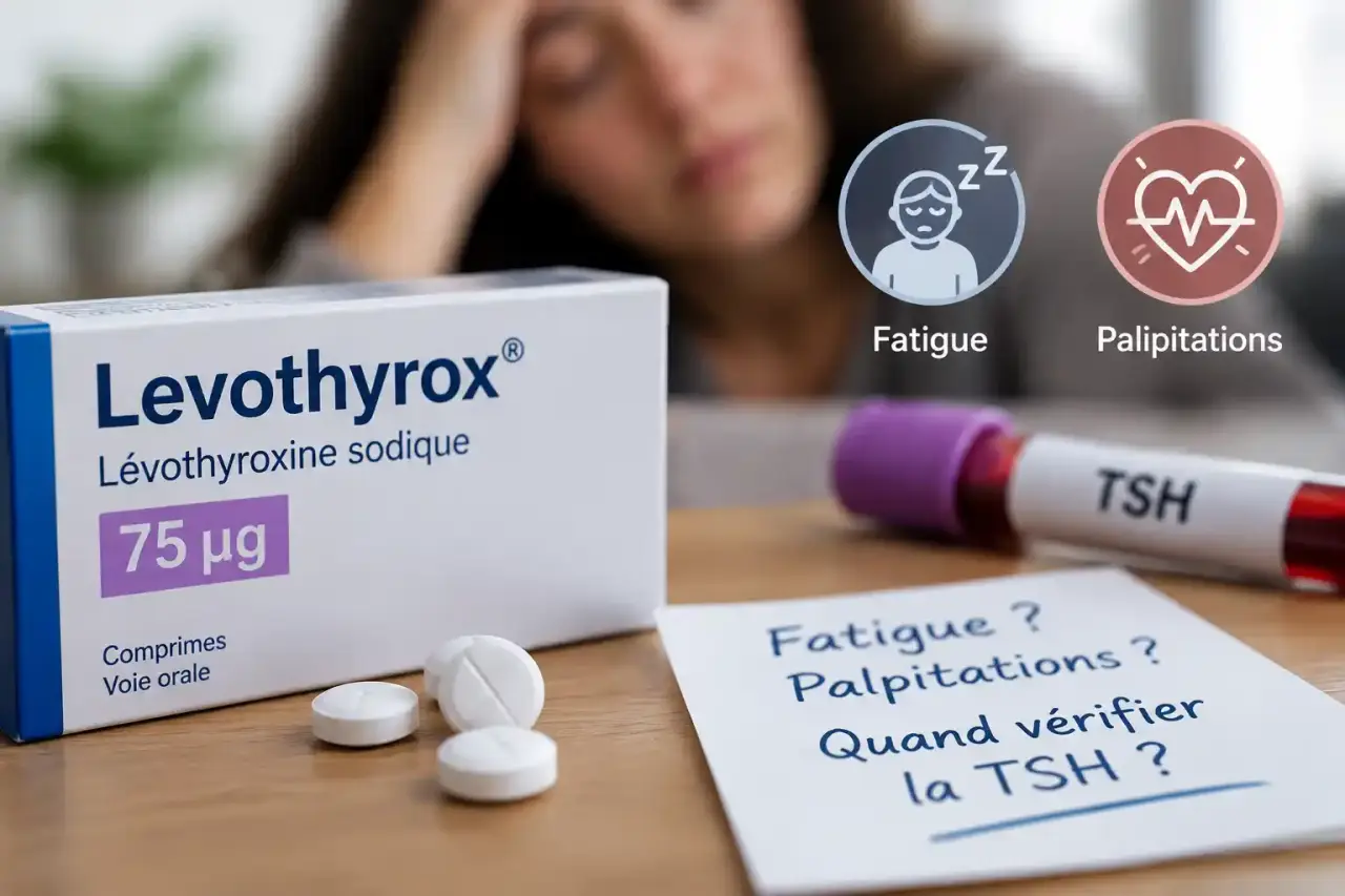 Mauvais dosage de Levothyrox : fatigue ou palpitations, quand vérifier la TSH ?