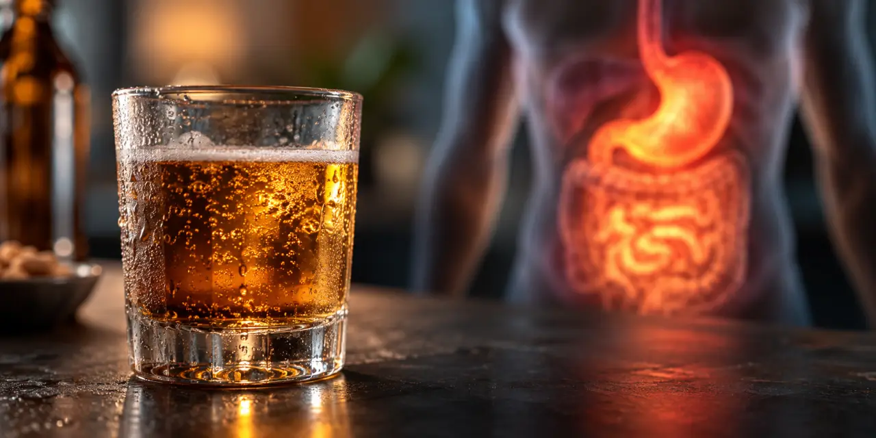 Alcool et digestion : pourquoi reflux, diarrhées et ballonnements surviennent-ils ?