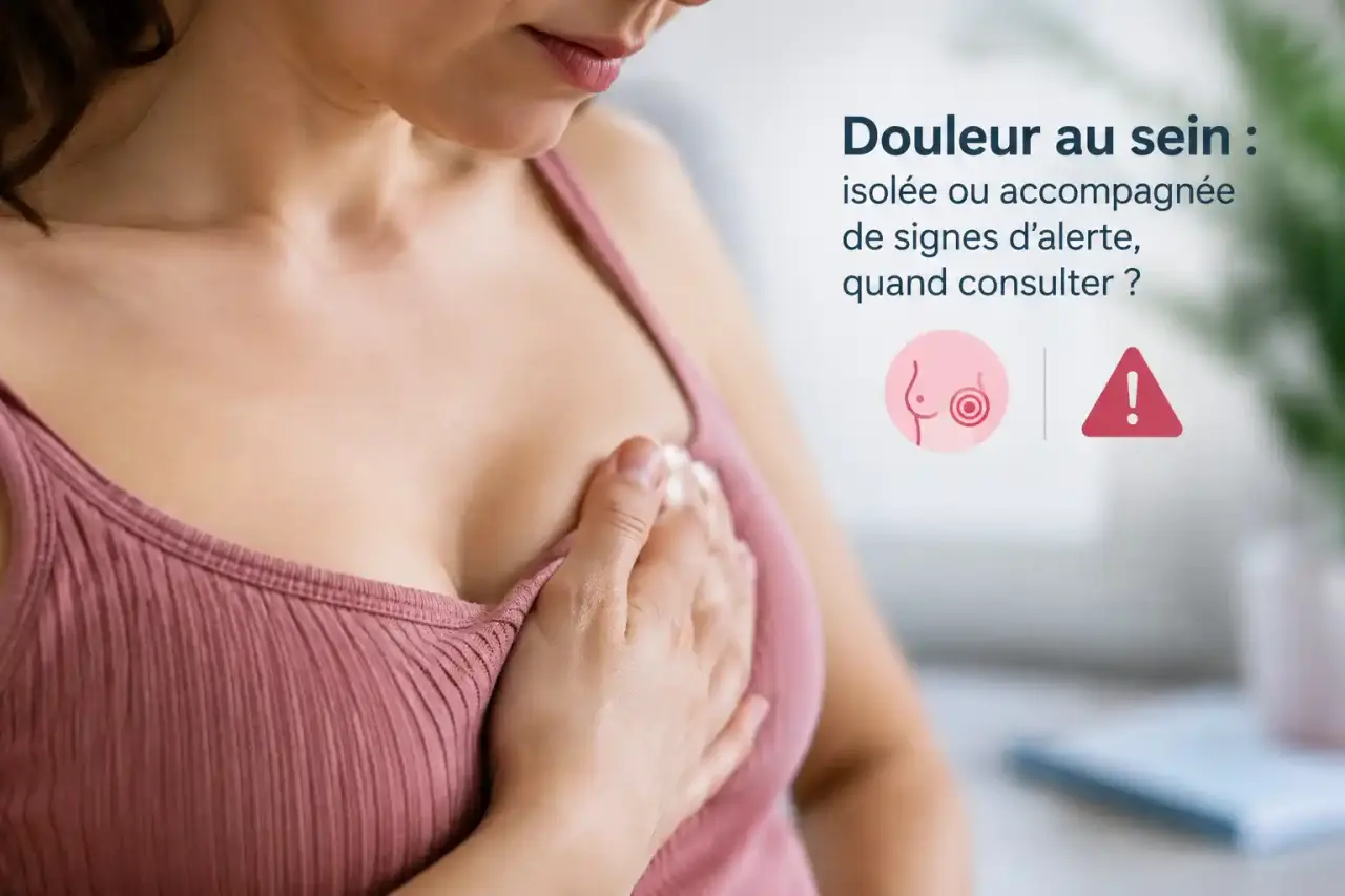 Douleur au sein : isolée ou accompagnée de signes d’alerte, quand consulter ?