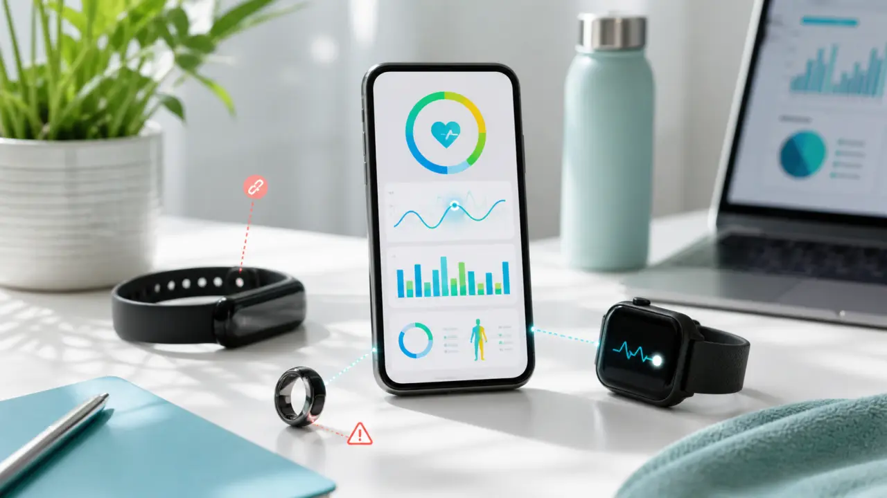 Personne active consultant sa montre connectée dans un parc urbain lumineux