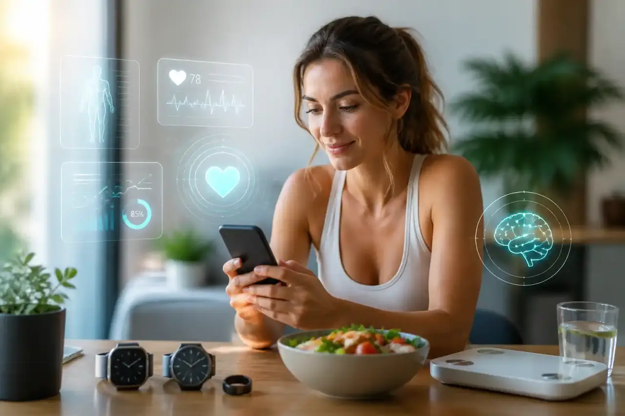 Application mobile de santé préventive connectée à une montre intelligente